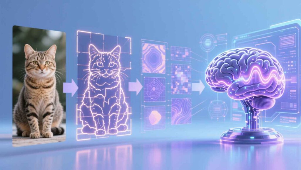 Analyse des formes et détection des motifs d'une image par une IA