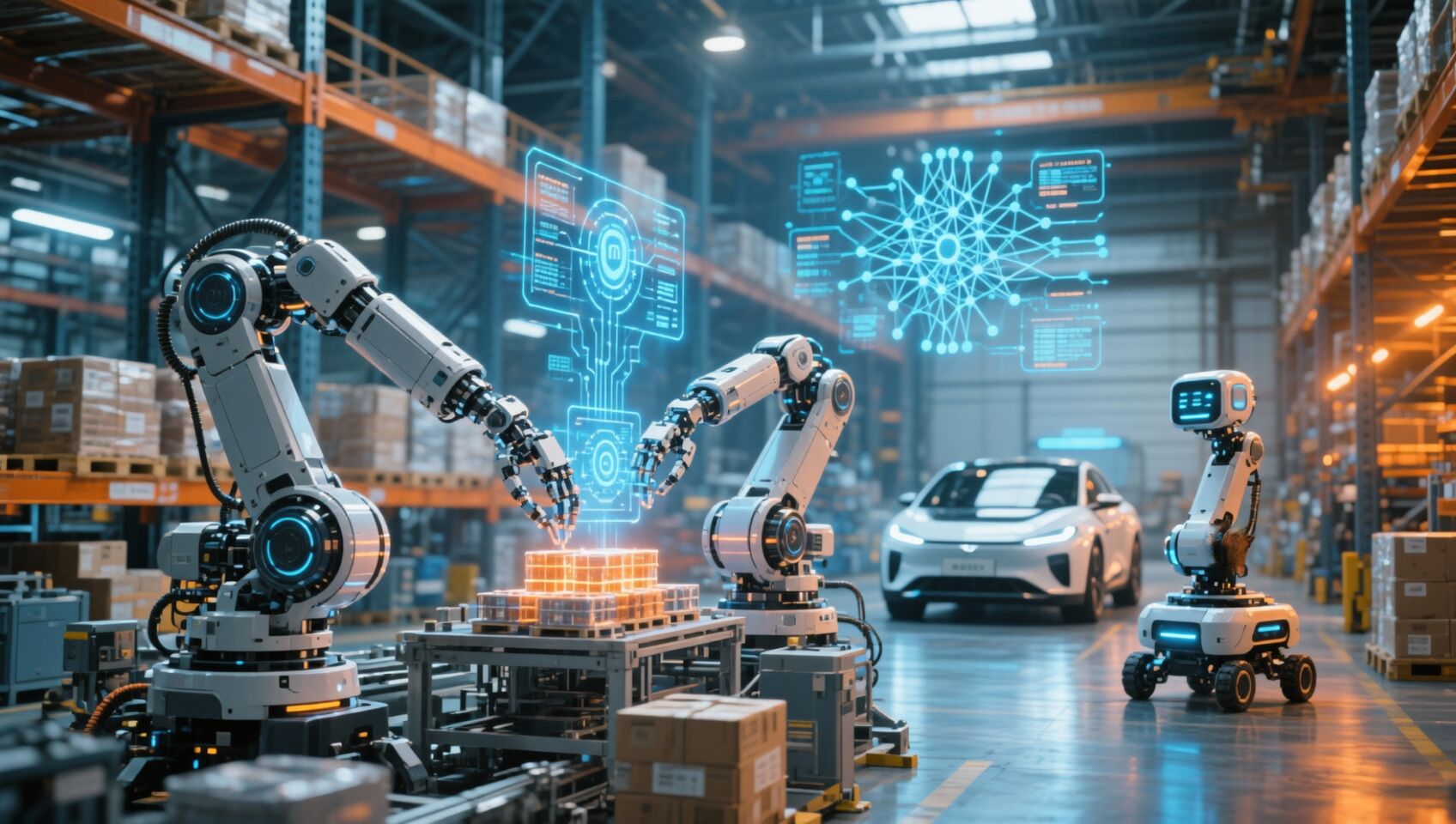 IA dans le monde réel : robots intelligents